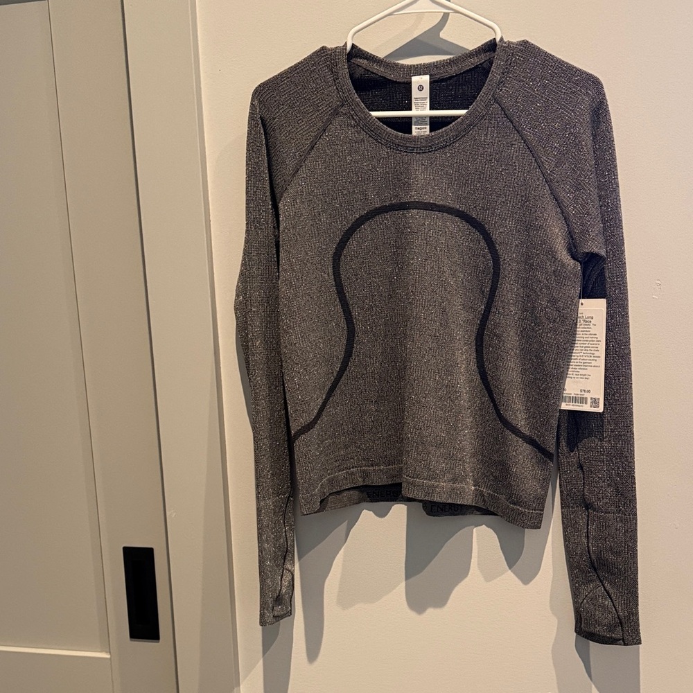 lululemon athletica swiftly Tech Long sleeve 2.0 Race with sparkle
